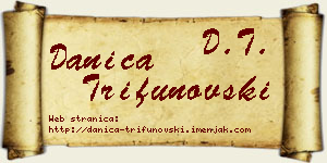 Danica Trifunovski vizit kartica